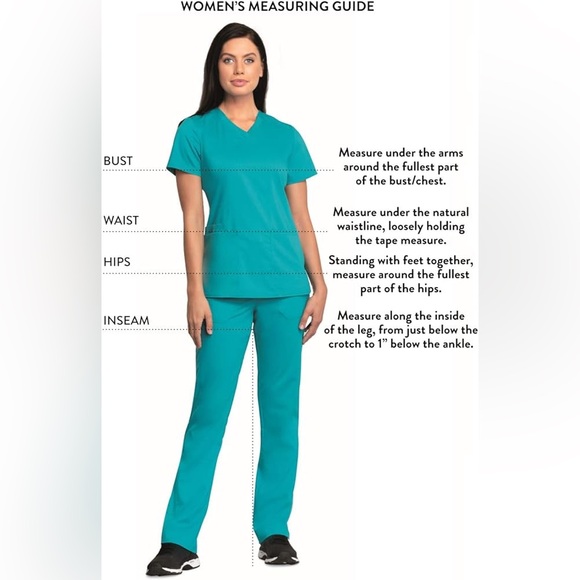 Cherokee Maternity Scrub Pants for Women, Workwear Professionals Soft Stretch - Picture 7 of 7